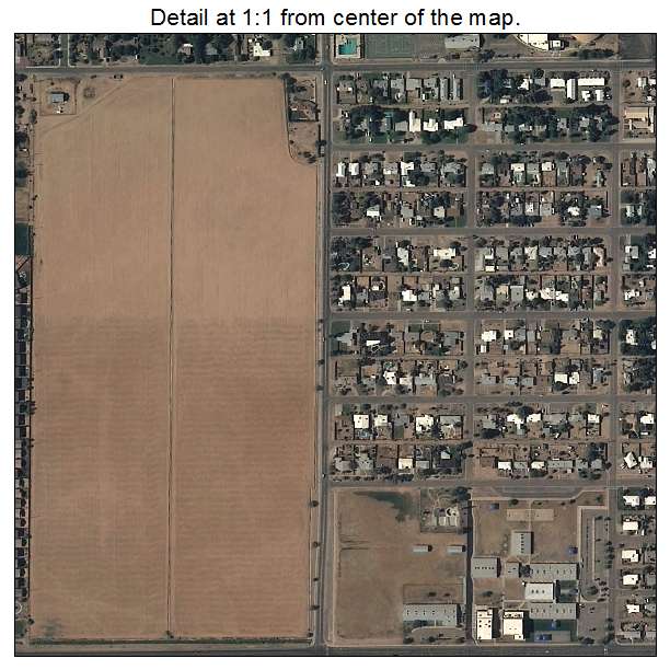 Coolidge, Arizona aerial imagery detail