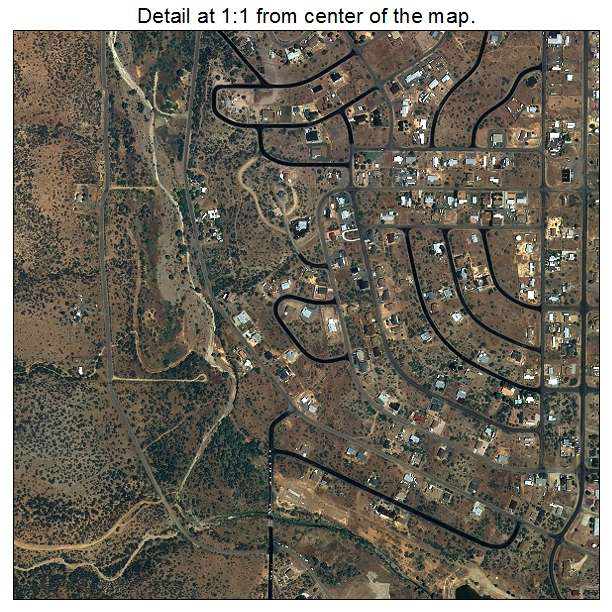 Cordes Lakes, Arizona aerial imagery detail