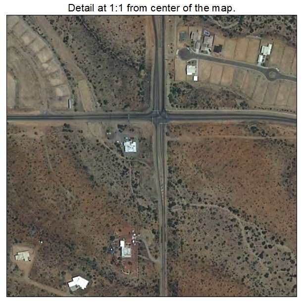 Corona de Tucson, Arizona aerial imagery detail