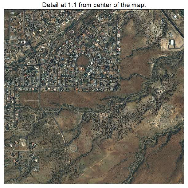 Cottonwood, Arizona aerial imagery detail