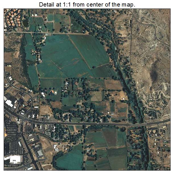 Cottonwood Verde Village, Arizona aerial imagery detail