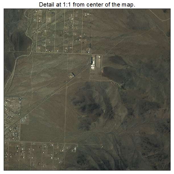 Dolan Springs, Arizona aerial imagery detail