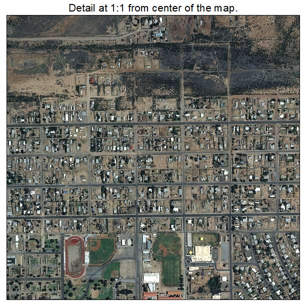 Douglas, Arizona aerial imagery detail