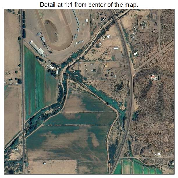 Duncan, Arizona aerial imagery detail