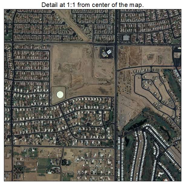 El Mirage, Arizona aerial imagery detail