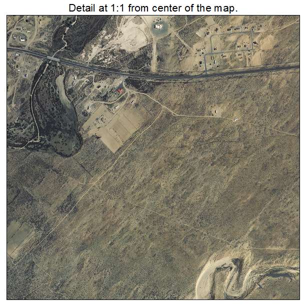 First Mesa, Arizona aerial imagery detail