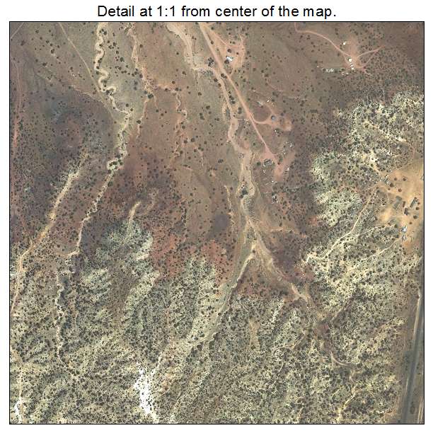 Ganado, Arizona aerial imagery detail