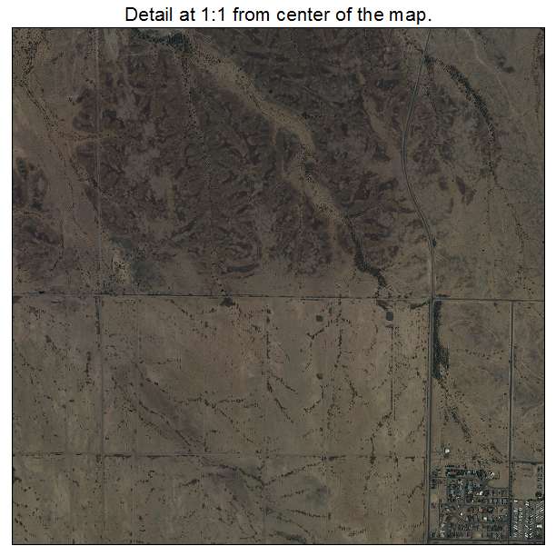 Gila Bend, Arizona aerial imagery detail