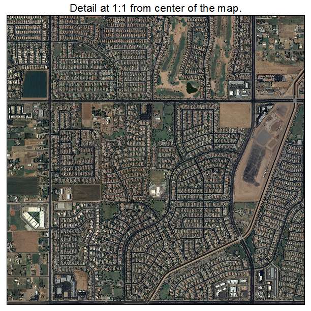 Gilbert, Arizona aerial imagery detail