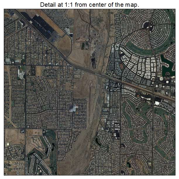 Glendale, Arizona aerial imagery detail