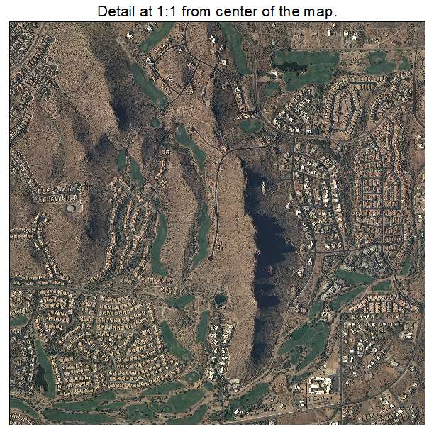 Gold Camp, Arizona aerial imagery detail