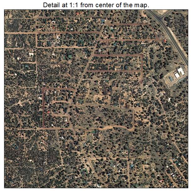 Heber Overgaard, Arizona aerial imagery detail