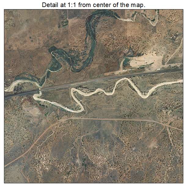 Houck, Arizona aerial imagery detail