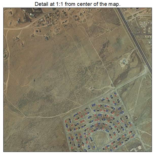 Kayenta, Arizona aerial imagery detail