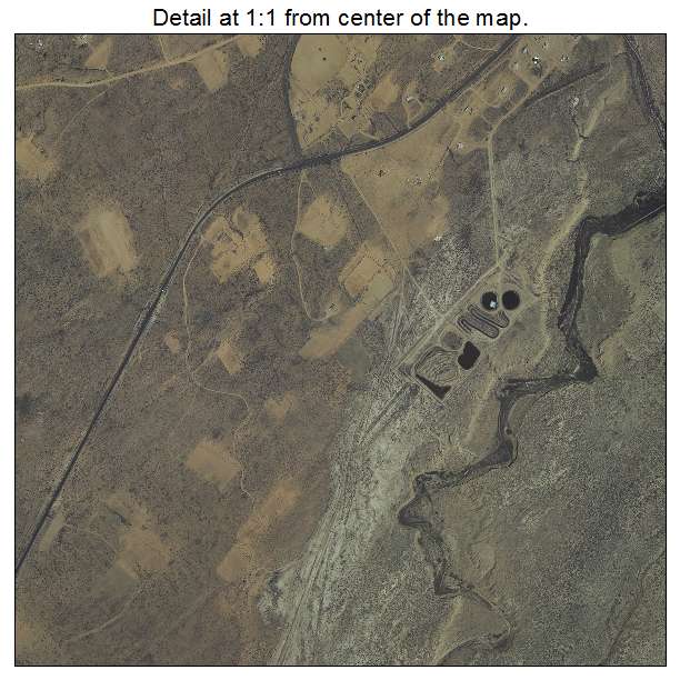 Kykotsmovi Village, Arizona aerial imagery detail