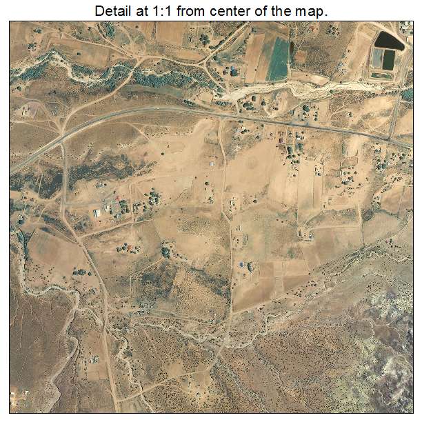 Lukachukai, Arizona aerial imagery detail