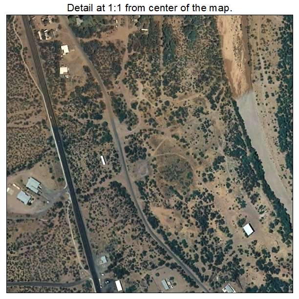 Aerial Photography Map of Mammoth, AZ Arizona