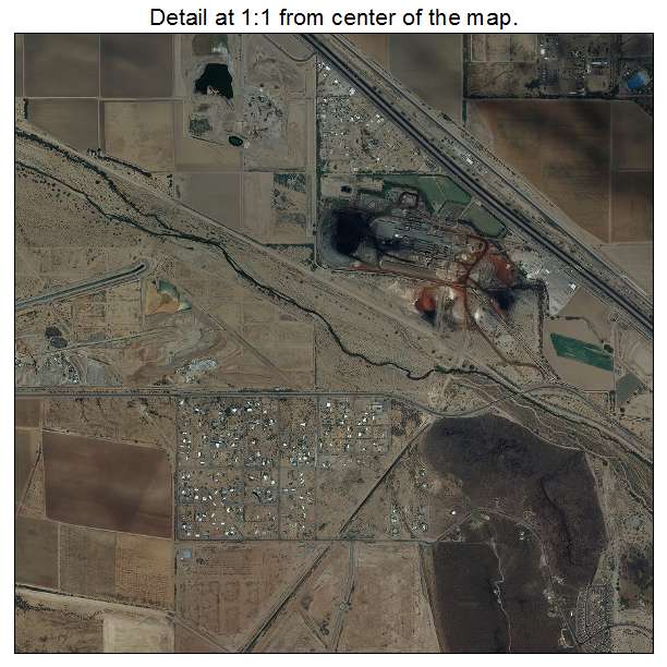 Marana, Arizona aerial imagery detail