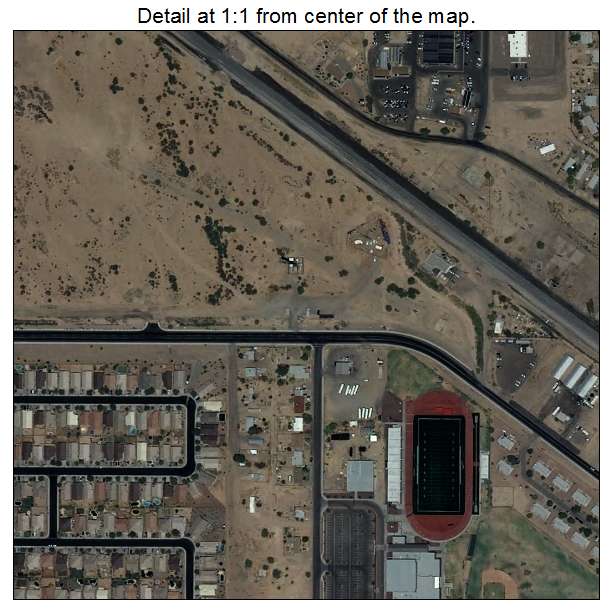 Maricopa, Arizona aerial imagery detail