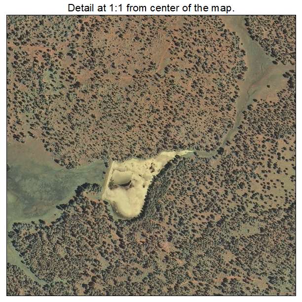McNary, Arizona aerial imagery detail