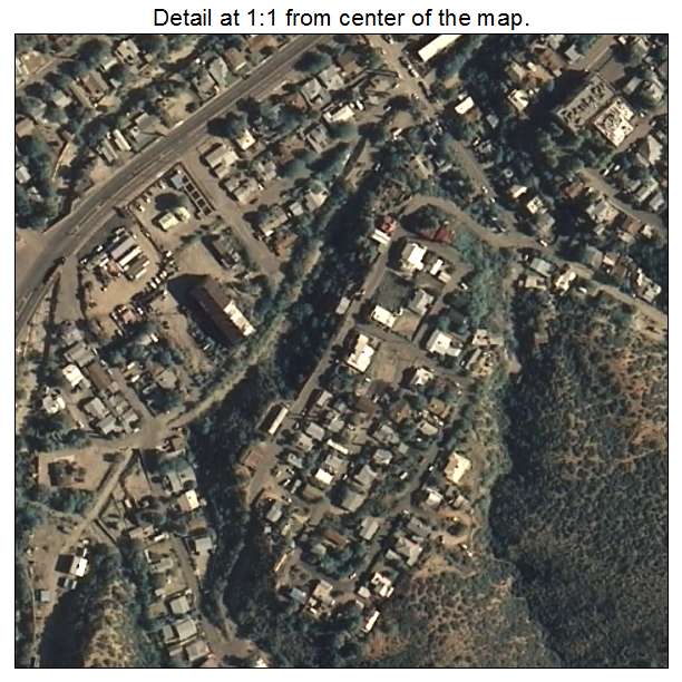 Miami, Arizona aerial imagery detail