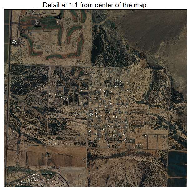 Mohave Valley, Arizona aerial imagery detail