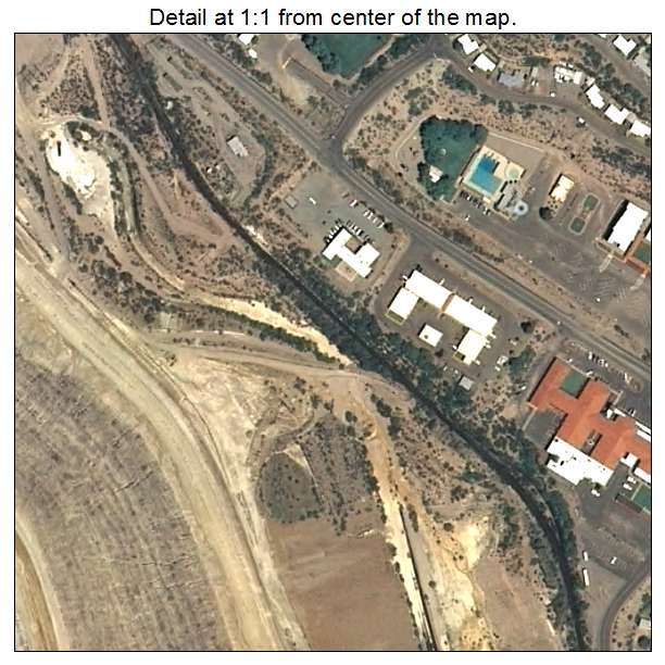 Morenci, Arizona aerial imagery detail
