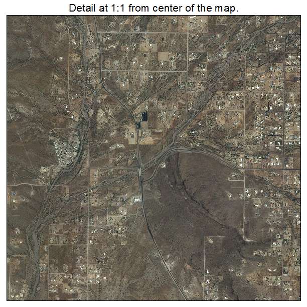 New River, Arizona aerial imagery detail