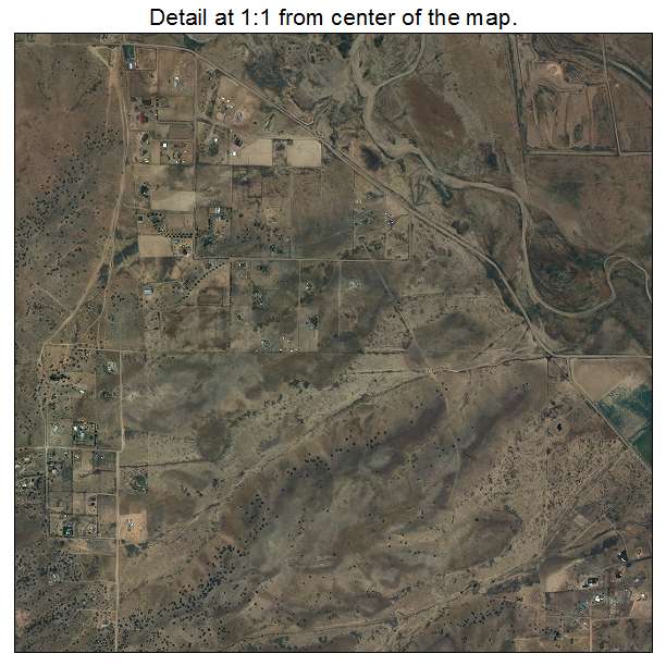 Paulden, Arizona aerial imagery detail