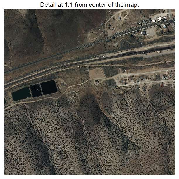 Peach Springs, Arizona aerial imagery detail