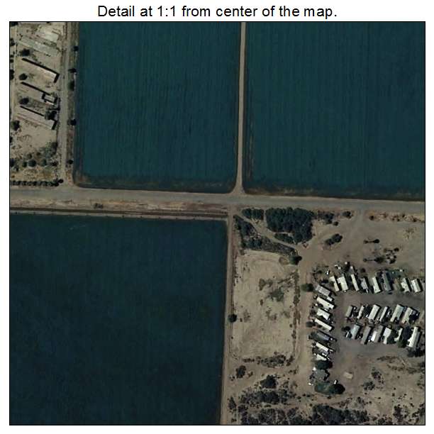 Poston, Arizona aerial imagery detail