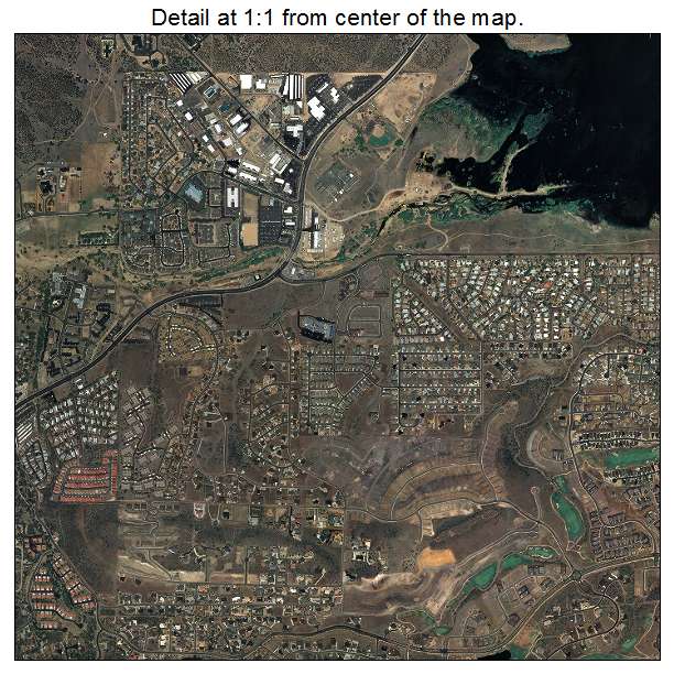 Prescott, Arizona aerial imagery detail