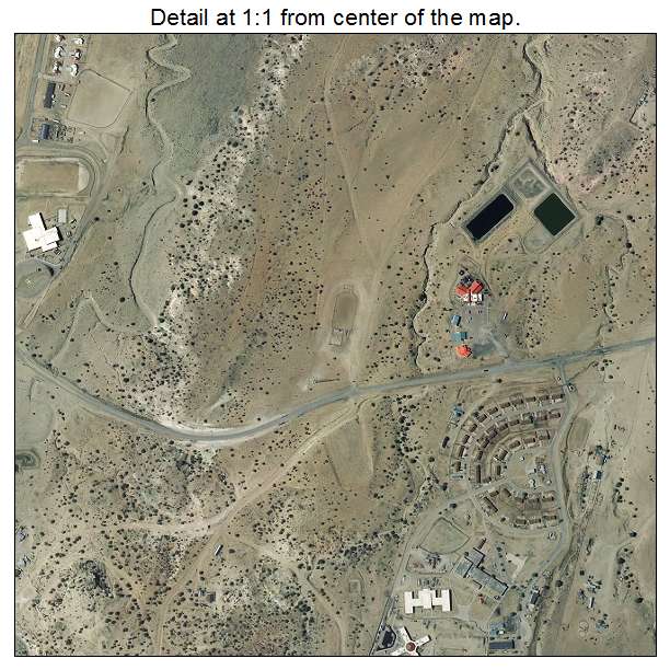 Rough Rock, Arizona aerial imagery detail