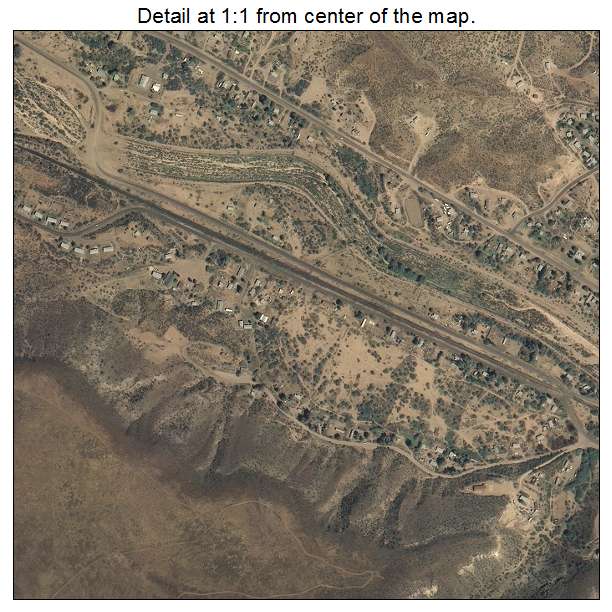 San Carlos, Arizona aerial imagery detail
