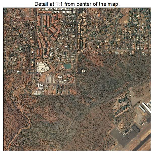 Sedona, Arizona aerial imagery detail