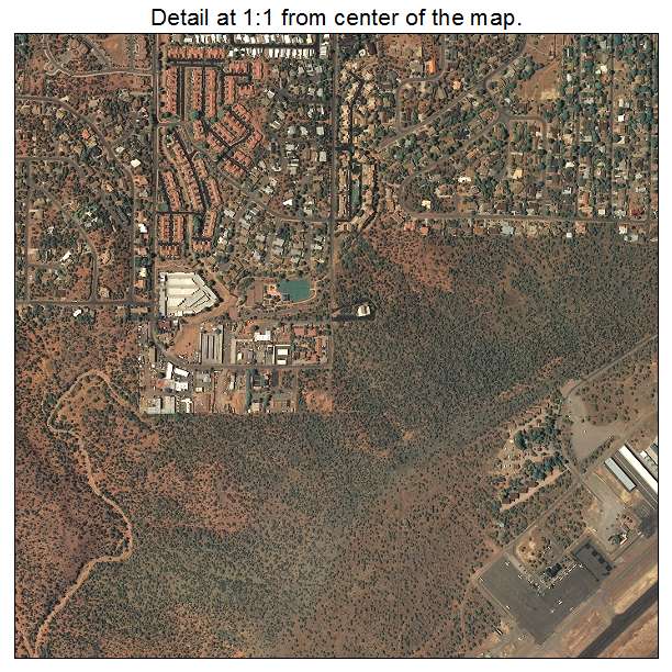 Sedona, Arizona aerial imagery detail