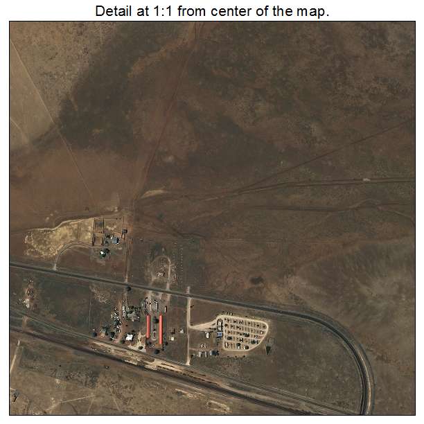 Seligman, Arizona aerial imagery detail