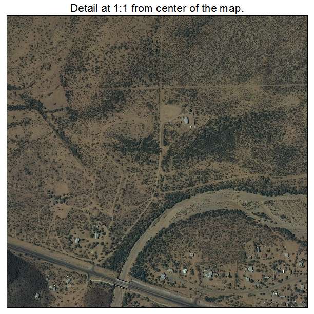 Aerial Photography Map of Sells, AZ Arizona