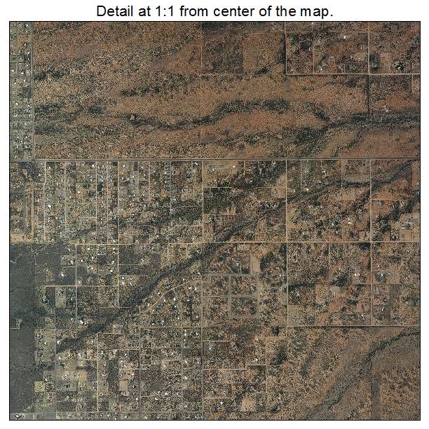 Sierra Vista Southeast, Arizona aerial imagery detail