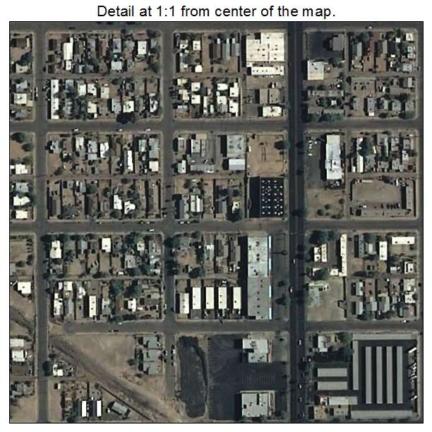 South Tucson, Arizona aerial imagery detail