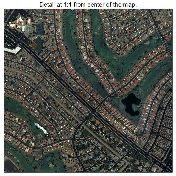 Sun City West, Arizona aerial imagery detail