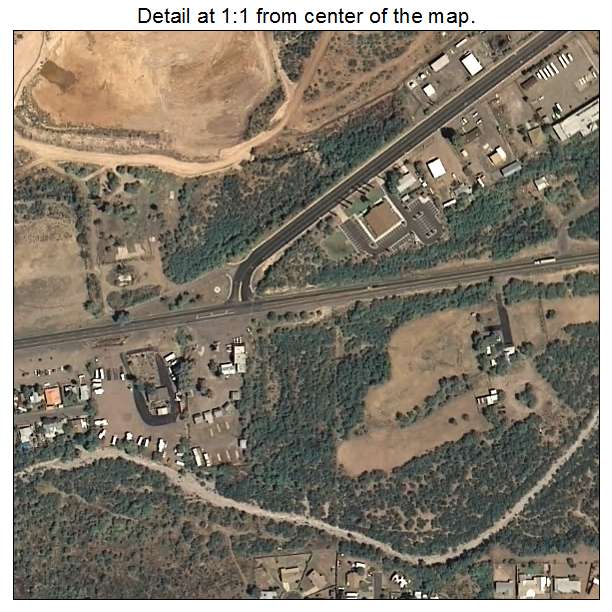 Superior, Arizona aerial imagery detail