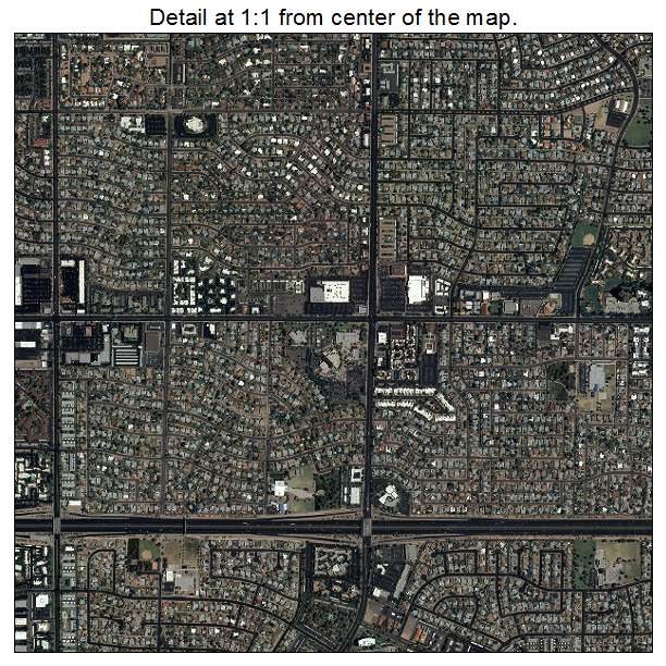 Tempe, Arizona aerial imagery detail