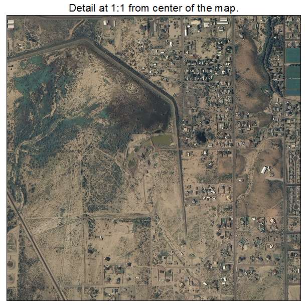 Thatcher, Arizona aerial imagery detail