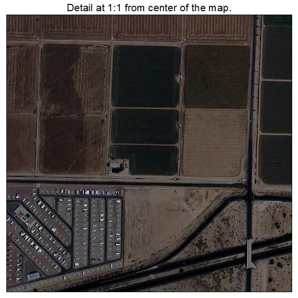 Wellton, Arizona aerial imagery detail