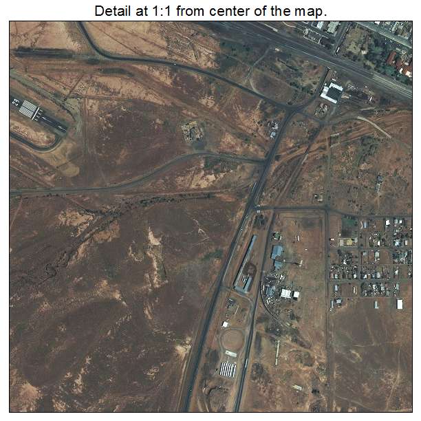 Winslow, Arizona aerial imagery detail