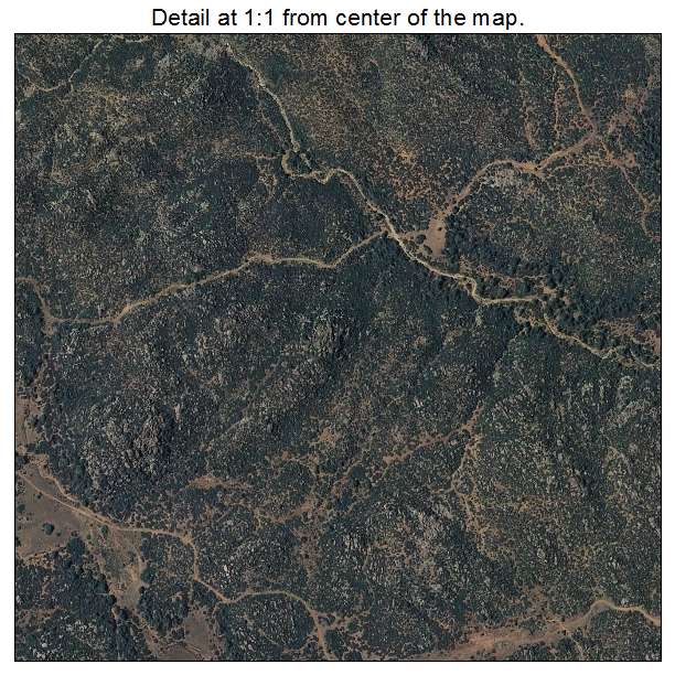 Yarnell, Arizona aerial imagery detail