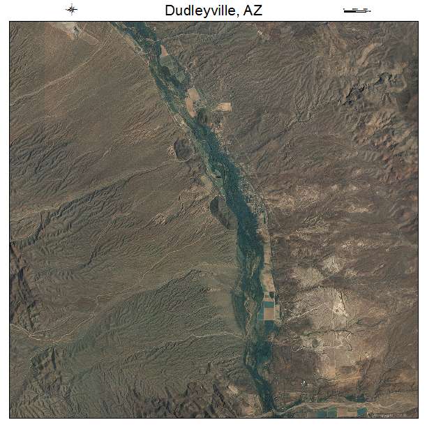 Dudleyville, AZ air photo map