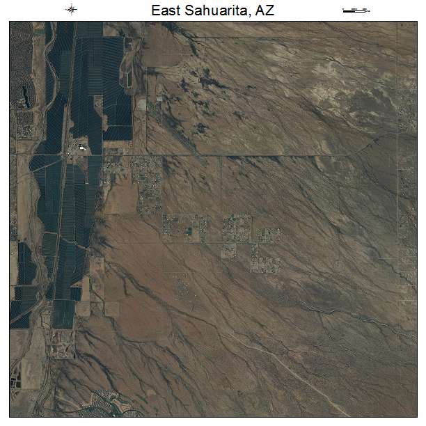 East Sahuarita, AZ air photo map