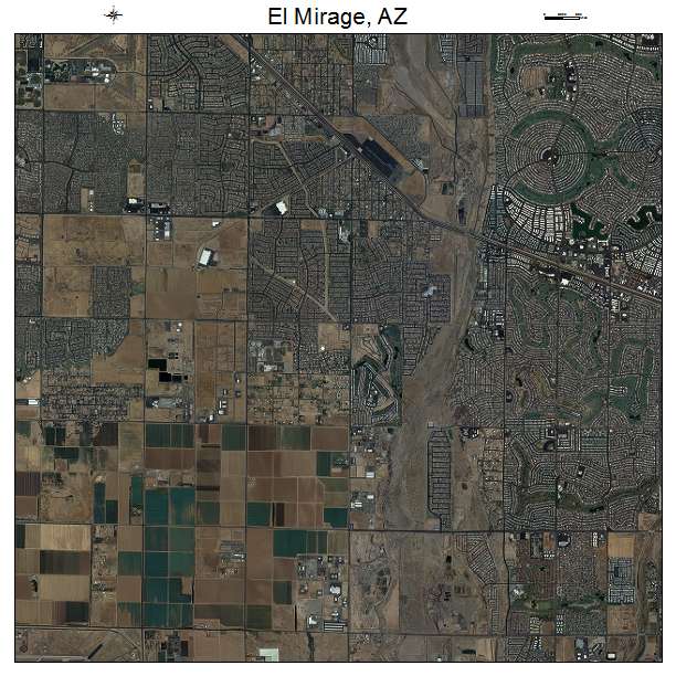 El Mirage, AZ air photo map